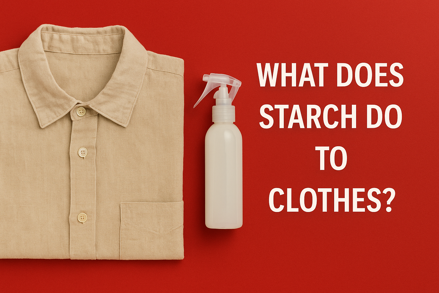 What Does Starch Do to Clothes?